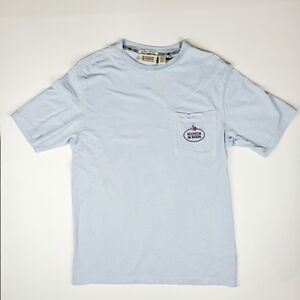 Scotch & Soda NWT Sky Blue Men S  Short Sleeve Tee Casual Streetwear